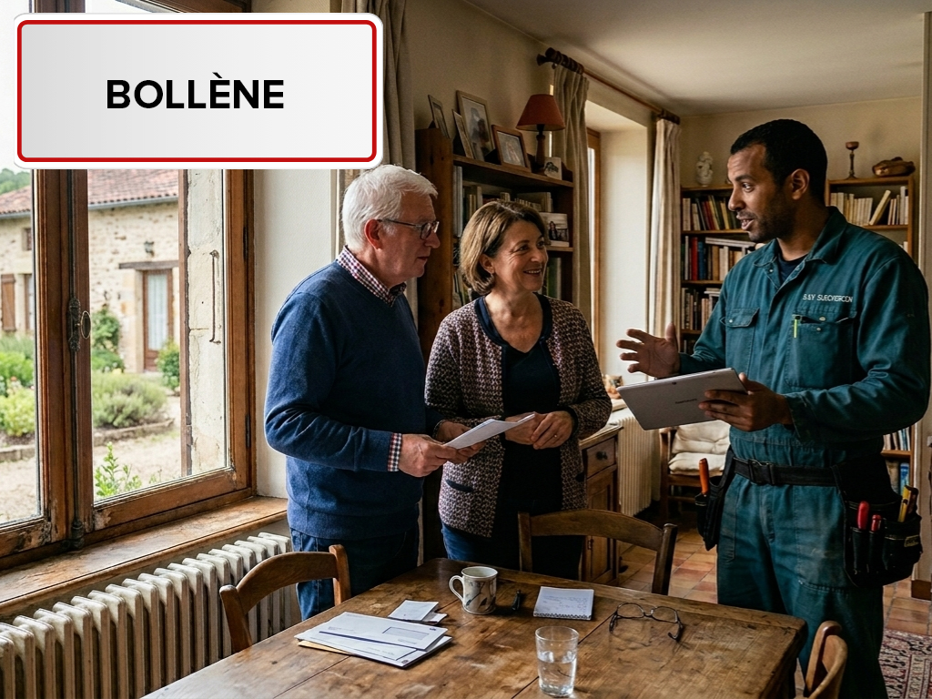 Installation de pompe à chaleur à Bollène (84500) dans le Vaucluse