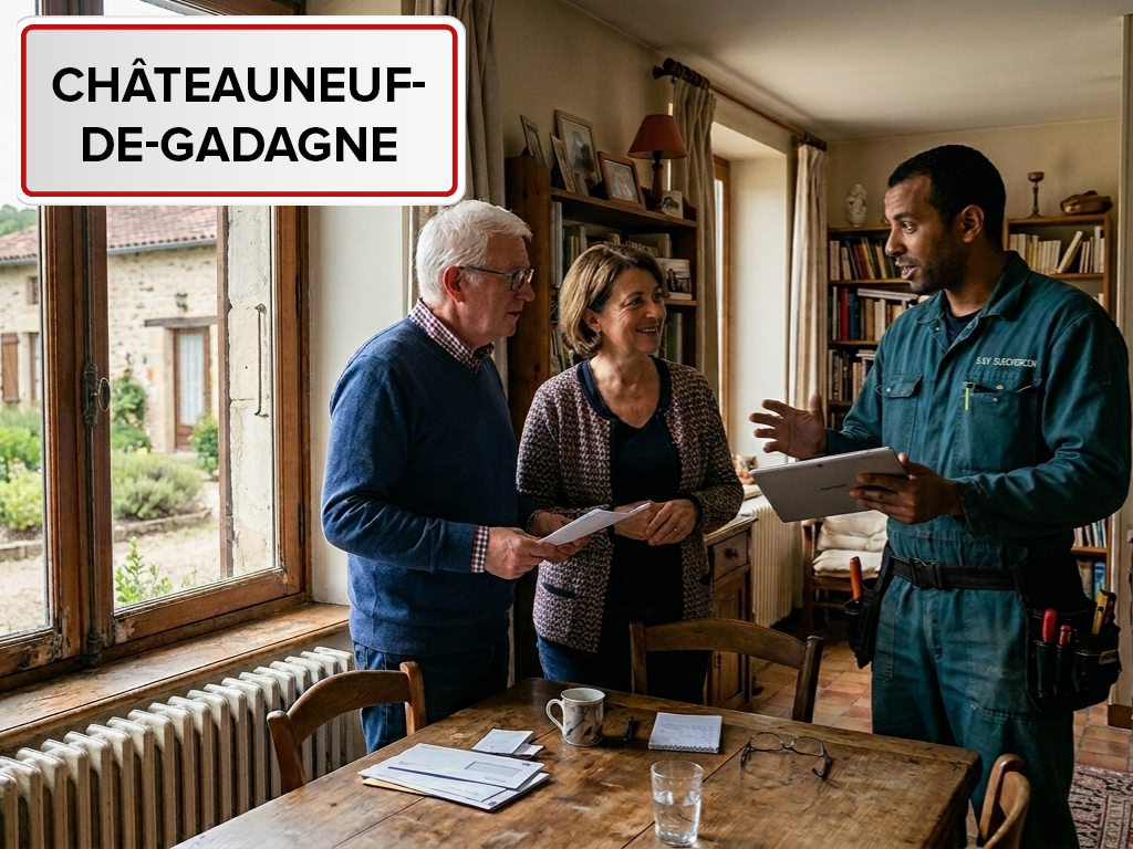 Installation de pompe à chaleur à Châteauneuf-de-Gadagne (84470) dans le Vaucluse