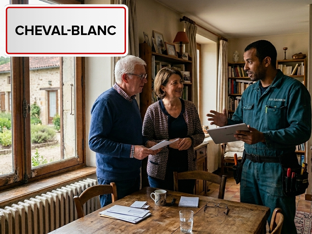 Installation de pompe à chaleur à Cheval-Blanc (84460) dans le Vaucluse